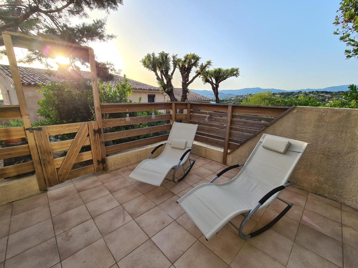 Studio Avec Terasse Vue Mer Porticcio  Kültér fotó